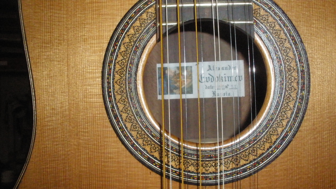 розетка 12-струнной гитары